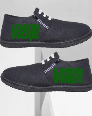 Kenamin Stylish Casual Shoes for Men and kids Casuals For Men(Black, Green , 9)