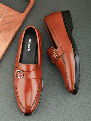 ANOUK Loafers For Men(Tan , 6)