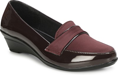 Anita Women Casual & Formal Shoes Bellies For Women(Burgundy , 6)