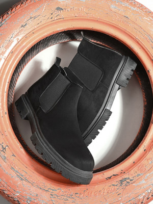 Roadster Boots For Men(Black , 7)