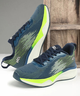 HRX by Hrithik Roshan Walking Shoes For Men(Blue, Green , 6)