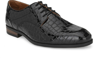 Tan Toe FORMAL SHOES FOR BOY For Men(Black , 8)