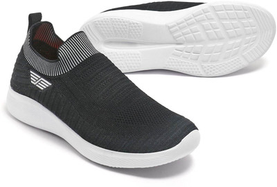 OAKMEN Men sports shoes Trendy unique stylish black Sneakers For Men(Black , 10)