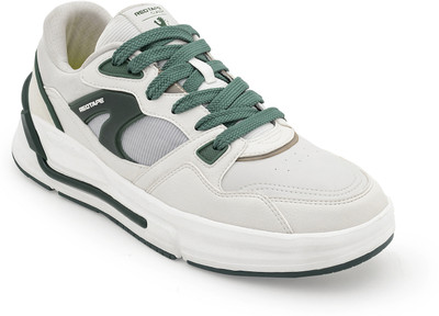 RED TAPE Sneakers For Men(White, Green , 8)