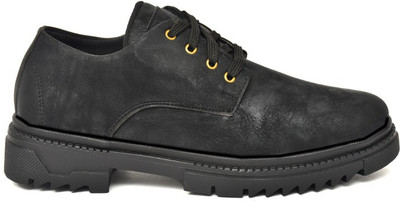Frencho G10 Derby For Men(Black , 7)
