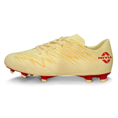 NIVIA Encounter 11 Stud Football Shoes For Men(Yellow , 10)