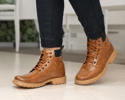 Reston premium| Ultralightweight| design|partywear|riding| Outdoor|casual Boots For Men(Black)