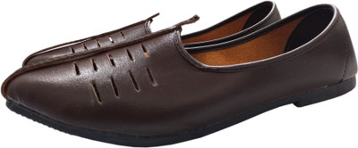 AXOLOTL Ethnic Mojaris/Jutis for men Mojaris For Men(Brown , 5)