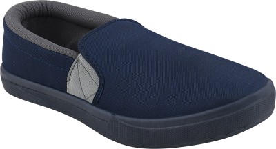 Stanfield SVA01-01085 Blue Textile Slip Ons Casual & Comfortable Canvas Shoes For Men(Navy, Grey)