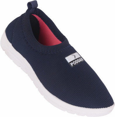 PODDAR Comfort Slip-On Outdoors For Women(Blue , 8)