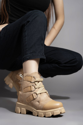 Longwalk Longwalk Women and Girl Boot Boots For Women(Beige , 3)
