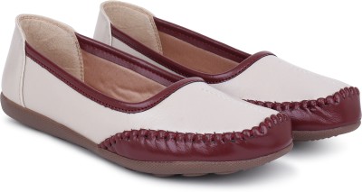 ACKNEW Bellies For Women(White, Red, Brown)