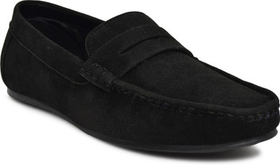 NEOVOGUE Comfortable Stylish partywear casual Loafers For Men(Black , 8)
