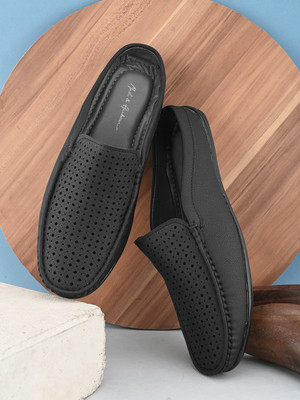 Mast & Harbour Loafers For Men(Black , 10)