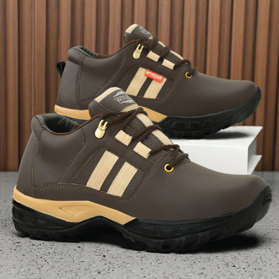 Wtrizak Boots For Men(Brown , 9)