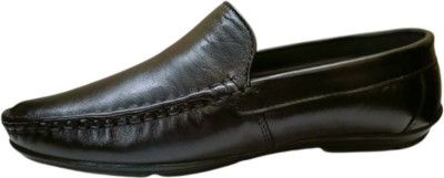 EMPRESSION Loafers For Men(Black , 7)