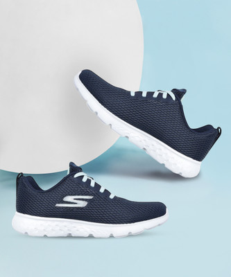 Skechers GO RUN 400 Slip On Sneakers For Women(Navy , 5)