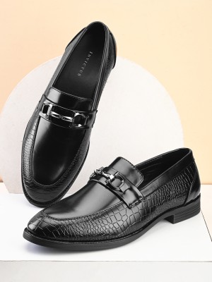 INVICTUS Invictus Men Formal Slip On Loafer Shoes Slip On For Men(Black)