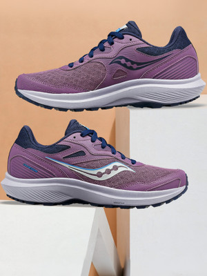 SAUCONY COHESION TR 16 Running Shoes For Women(Purple , 3)