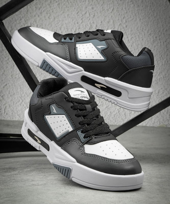 asian Casual Sneaker Shoes for Men | Soft Cushioned Insole || Mexico-02 Sneakers For Men(Black, Grey , 10)