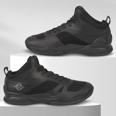 NIVIA Combat 2.0 Basketball Shoes For Men(Black)