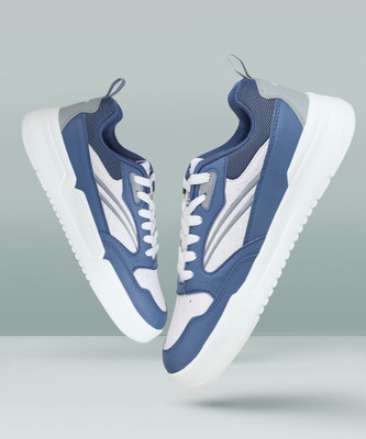 CAMPUS Forum Sneakers For Men(White, Blue , 9)