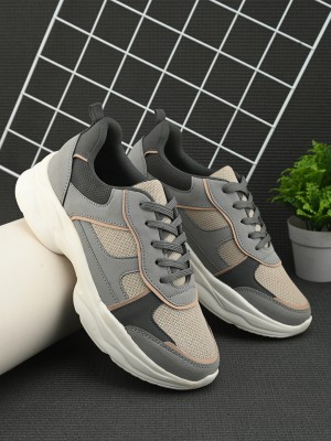 FASHION VICTIM Sneakers For Women(Grey , 5)