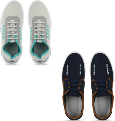 AYANSH MANUFACTURING Walking Shoes For Men(Grey, Brown , 9)