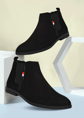 OFRI Chelsea Boots For Men(Black , 10)