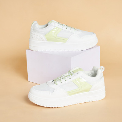 Forever Glam By Pantaloons Sneakers For Women(White , 4)