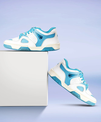 LIBERTY Leap7x DUPLAY NEW Lacing Casual Shoes | Suitable For Travel and College Lace-Up Sneakers For Men(White, Blue , 7)