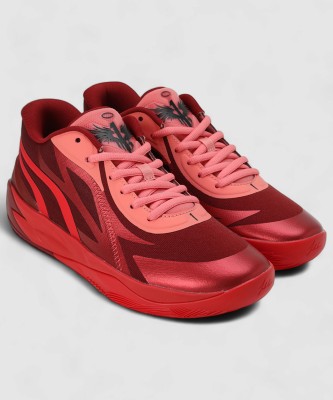 PUMA MB.02 Lo Basketball Shoes For Men(Red , 7)