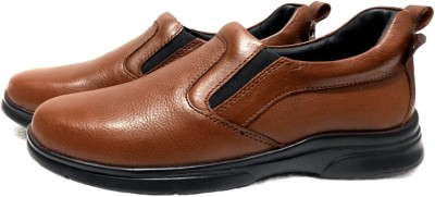 KOXA RA 727 Brown 8 - Weight-Less & comfortable Shoes For Men ( Genuine NDM Leather), Slip On For Men(Brown)