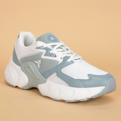 AVANT Urban Drift Sneaker Shoes Breathable Knitted Upper Cushioned Comfort High Sneakers For Women(Blue , 7)