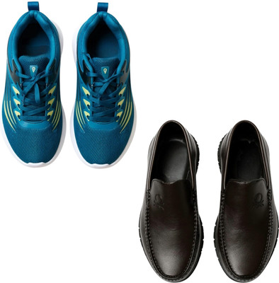 Plama Stylish Casual Shoes for Men – Perfect for Daily Wear Casuals For Men(Blue, Black , 8)