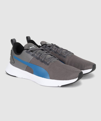 PUMA FLYER Runner Mesh Running Shoes For Men(Grey , 8)