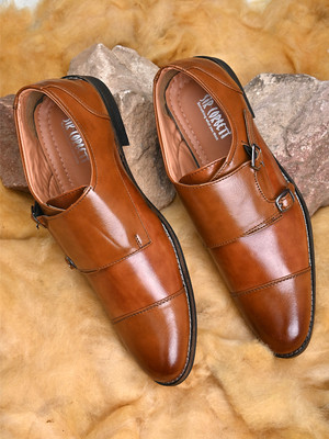 SiR CORBETT Monk Strap Monk Strap For Men(Tan , 6 UK/India)