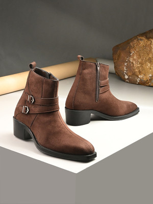 Roadster Boots For Men(Brown , 9)