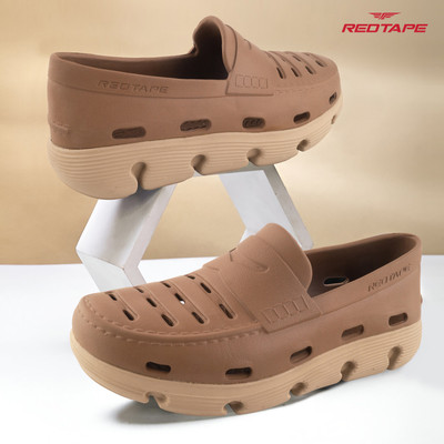 RED TAPE RDS0266 Clogs For Men(Beige, Brown , 10)