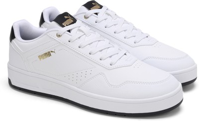 PUMA Court Classic Sneakers For Men(White)