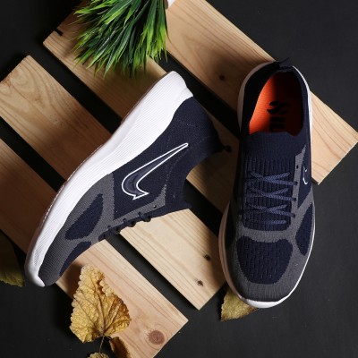 Fortiva Unique Attractive Walking Shoes For Men(Navy , 8)