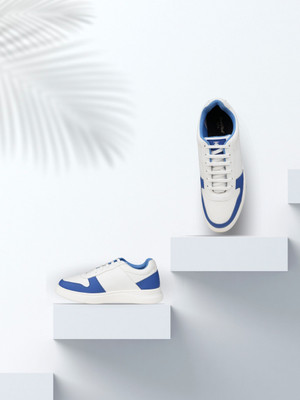 Ezok JV-242 Lightweight Comfort EVA Soft Summer Trendy Premium Stylish Sneakers For Men(White, Blue , 6)