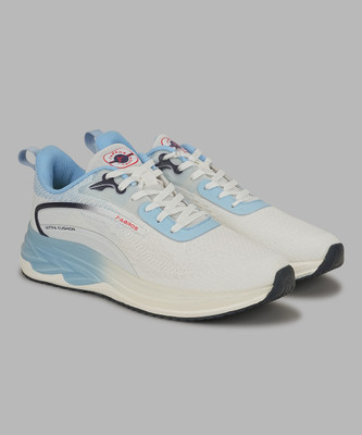 Abros Ewan Running Shoes For Men(White, Blue , 8)