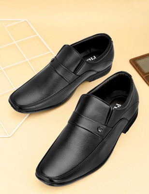 PILADO Rich Quality|Perfect Style|Officewear Slip On For Men(Black , 8)