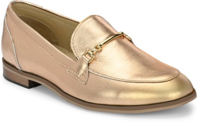 CARLO ROMANO CARLO ROMANO BY WASAN GOLD COLOUR MOCCASIN SHOE FOR WOMEN Party Wear For Men(Gold , 8)