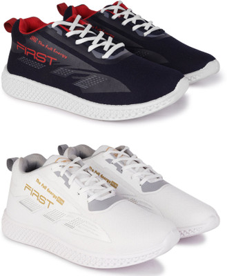 New Oranie Stylish Casual Shoes for Men Casuals For Men(White, Black , 10)