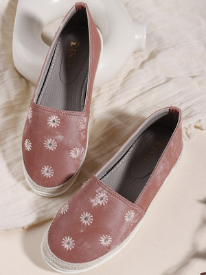 Denill Bellies For Women(Pink , 4)