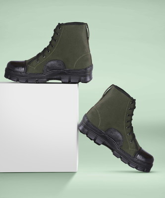 M SKY Jungle Combat boots Army Boot Boots For Men(Green , 9)
