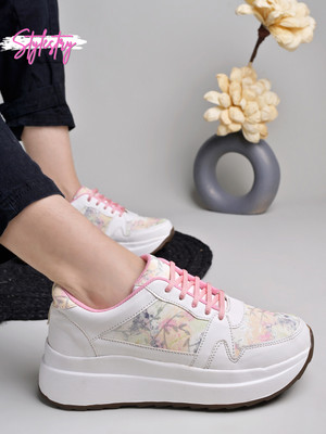 Stylestry Sneakers For Women(Pink , 4)