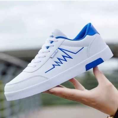 PM TRADERS MENS AND BOYS PARTY WEAR CASUAL SNEAKERS SHOES Sneakers For Men Sneakers For Men(Blue , 10)